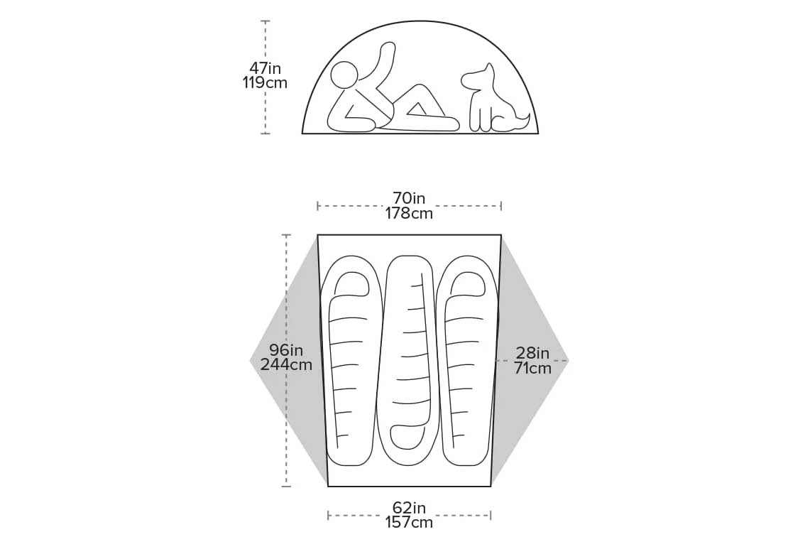 Big Agnes Copper Spur HV UL3 Long